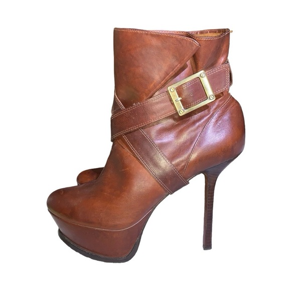 Rachel Zoe Leather Stiletto Booties - Picture 2 of 8